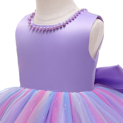 Newborn Dress For Girls Kids Summer Dresses Baby Girls 1st Birthday Wedding Princess Dress For Bridesmaids Infant Vestidos