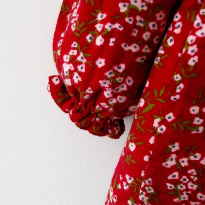 Children's Spring and Autumn Clothing Girls' Long sleeved Printed Dress Children's Princess Dress Baby Dress