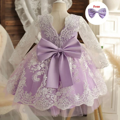 Baby Girl 1st Birthday Dress Newborn Christening Gown Infant Girl Dress Toddler Baptism Dress Baby Vestidos Baby Christmas Dress