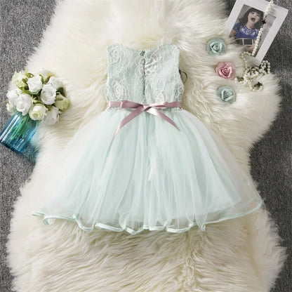 Baby Girls Dress Kids Dresses for Cute Girls Flower Baby Dress Girl Party Little Prince Tutu 2024 New Summer Dress Vestidos 2-6Y