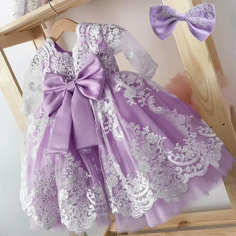 Baby Girl 1st Birthday Dress Newborn Christening Gown Infant Girl Dress Toddler Baptism Dress Baby Vestidos Baby Christmas Dress