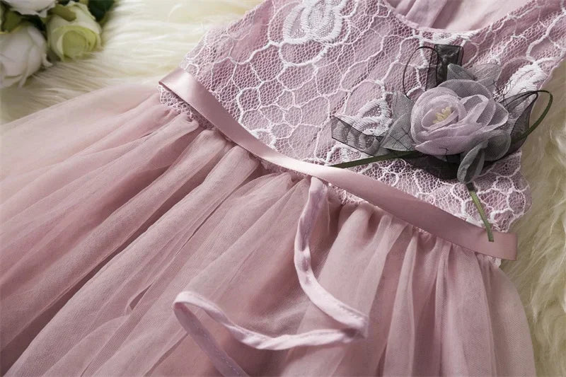 Baby Girls Dress Kids Dresses for Cute Girls Flower Baby Dress Girl Party Little Prince Tutu 2024 New Summer Dress Vestidos 2-6Y