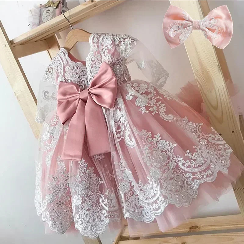 Baby Girl 1st Birthday Dress Newborn Christening Gown Infant Girl Dress Toddler Baptism Dress Baby Vestidos Baby Christmas Dress