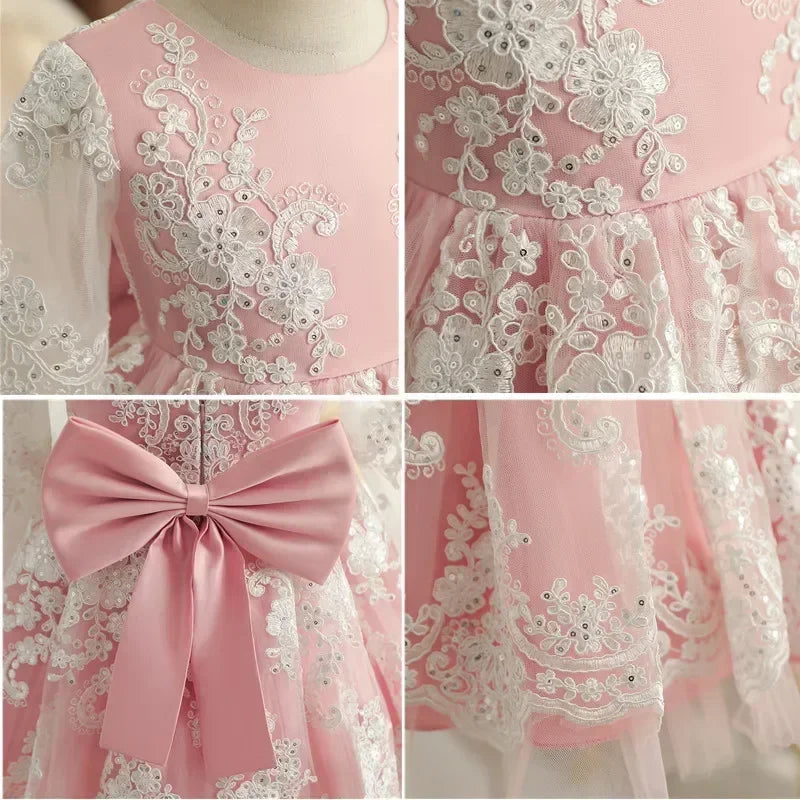 Baby Girl 1st Birthday Dress Newborn Christening Gown Infant Girl Dress Toddler Baptism Dress Baby Vestidos Baby Christmas Dress