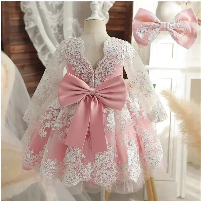 Baby Girl 1st Birthday Dress Newborn Christening Gown Infant Girl Dress Toddler Baptism Dress Baby Vestidos Baby Christmas Dress