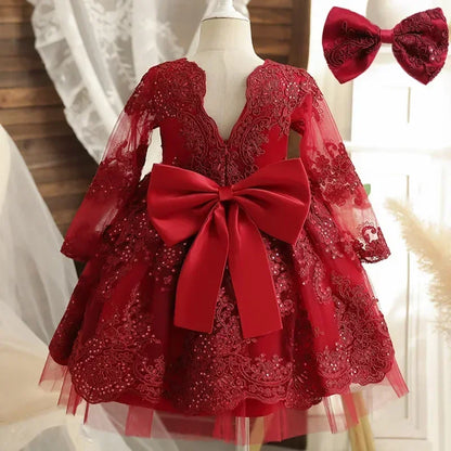 Baby Girl 1st Birthday Dress Newborn Christening Gown Infant Girl Dress Toddler Baptism Dress Baby Vestidos Baby Christmas Dress