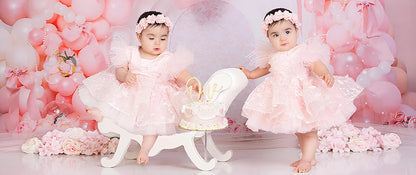 New baby high-end dress is suitable for 0-4-year-old baby old party dress girl dress embroidered sweet children's clothing