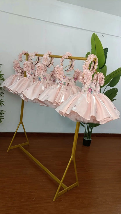 New baby high-end dress is suitable for 0-4-year-old baby old party dress girl dress embroidered sweet children's clothing