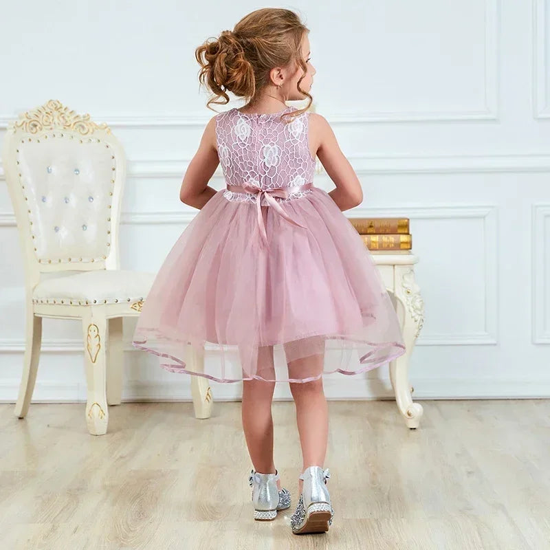 Baby Girls Dress Kids Dresses for Cute Girls Flower Baby Dress Girl Party Little Prince Tutu 2024 New Summer Dress Vestidos 2-6Y