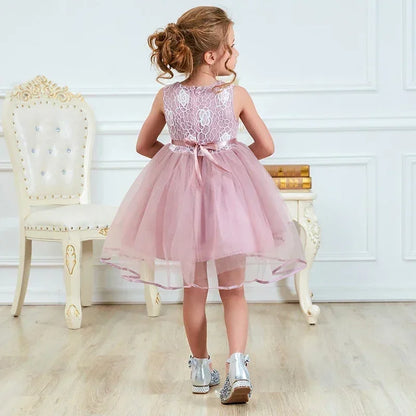 Baby Girls Dress Kids Dresses for Cute Girls Flower Baby Dress Girl Party Little Prince Tutu 2024 New Summer Dress Vestidos 2-6Y